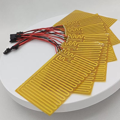 Elektrische Douane Flexibele Verwarmer, de Film van Polyimide Dun het Verwarmen Element 0.1mm Dikte