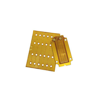 Gele/Zwarte Flexibele Film Heater Thickness 0.1mm1mm met de Componenten van de Koperkern