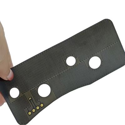 Geel/Zwart Polyimide Flex Heaters Dunne verwarmingselement met oververwarmingsbescherming