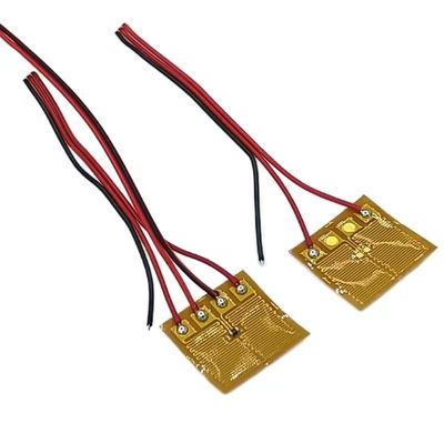 Op maat gemaakte flexibele filmverwarmer Oxidatieoppervlaktebehandeling Polyimide flexibele verwarmers