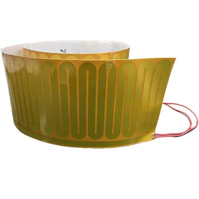 Transparante materiaal Polyimide verwarmingsfilm maatwerk Flexible filmverwarmer
